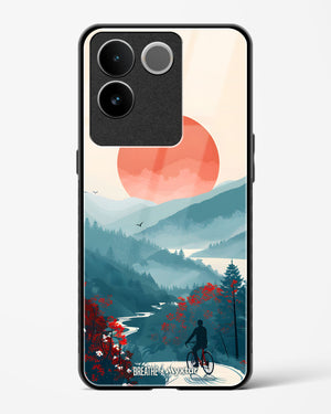 Biking Paths [BREATHE] Glass Case Phone Cover (Vivo)