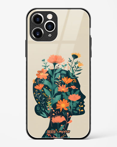 Blooming Grace [BREATHE] Glass Case Phone Cover (Apple)