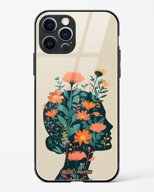 Blooming Grace [BREATHE] Glass Case Phone Cover (Apple)