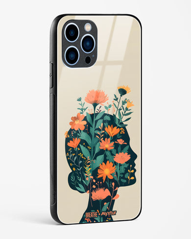 Blooming Grace [BREATHE] Glass Case Phone Cover (Apple)