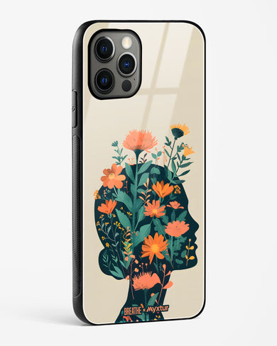 Blooming Grace [BREATHE] Glass Case Phone Cover (Apple)