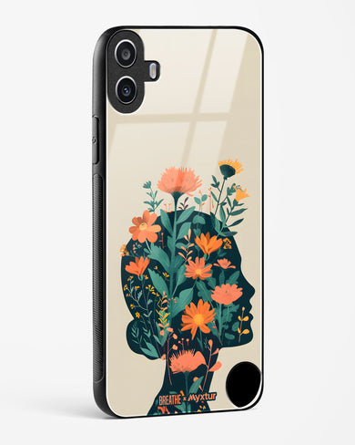 Blooming Grace [BREATHE] Glass Case Phone Cover (Nothing)