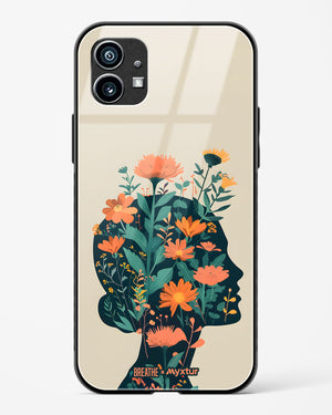 Blooming Grace [BREATHE] Glass Case Phone Cover (Nothing)