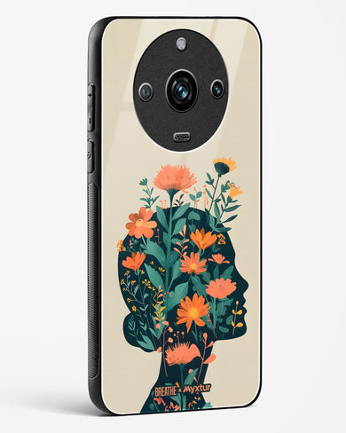 Blooming Grace [BREATHE] Glass Case Phone Cover (Realme)