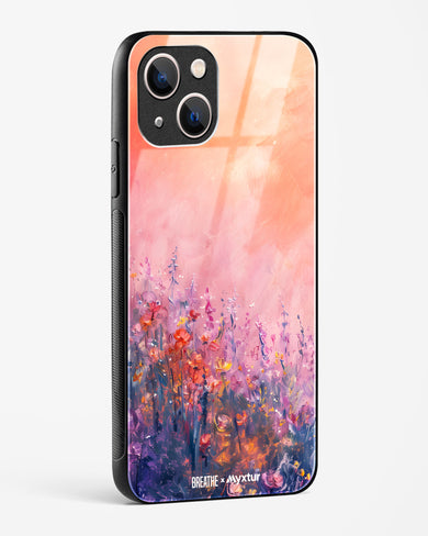 Brushed Flowers [BREATHE] Glass Case Phone Cover (Apple)