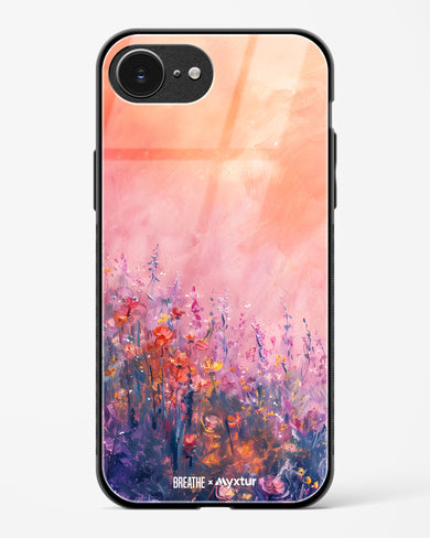 Brushed Flowers [BREATHE] Glass Case Phone Cover (Apple)
