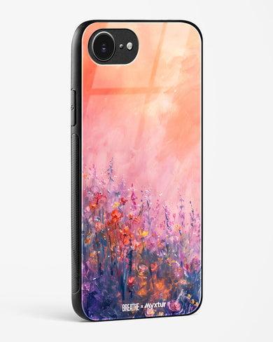 Brushed Flowers [BREATHE] Glass Case Phone Cover (Apple)