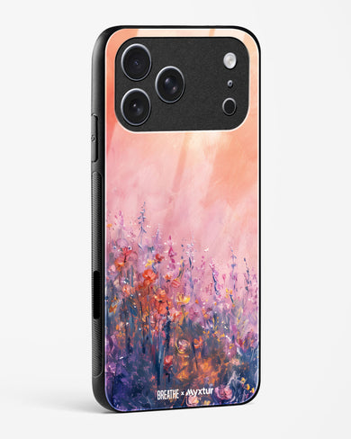 Brushed Flowers [BREATHE] Glass Case Phone Cover (Apple)