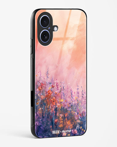 Brushed Flowers [BREATHE] Glass Case Phone Cover (Apple)