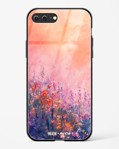 Brushed Flowers [BREATHE] Glass Case Phone Cover (Apple)