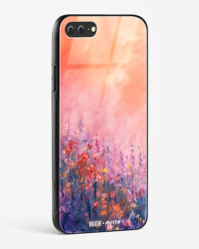Brushed Flowers [BREATHE] Glass Case Phone Cover (Apple)
