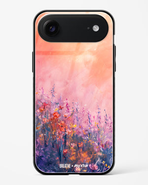 Brushed Flowers [BREATHE] Glass Case Phone Cover (Apple)