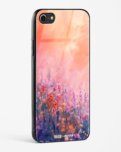 Brushed Flowers [BREATHE] Glass Case Phone Cover (Apple)