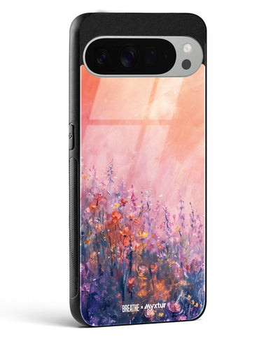 Brushed Flowers [BREATHE] Glass Case Phone Cover (Google)