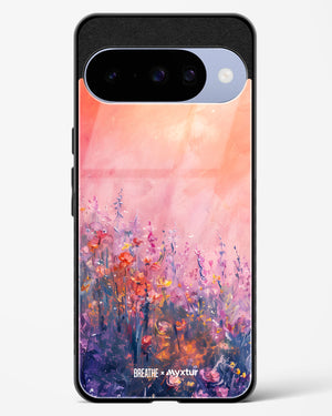 Brushed Flowers [BREATHE] Glass Case Phone Cover (Google)