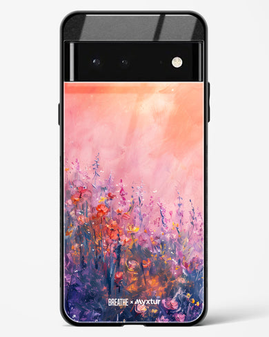 Brushed Flowers [BREATHE] Glass Case Phone Cover (Google)