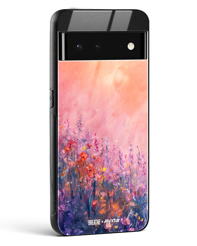 Brushed Flowers [BREATHE] Glass Case Phone Cover (Google)