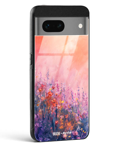 Brushed Flowers [BREATHE] Glass Case Phone Cover (Google)