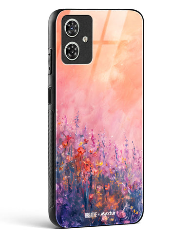 Brushed Flowers [BREATHE] Glass Case Phone Cover (Motorola)