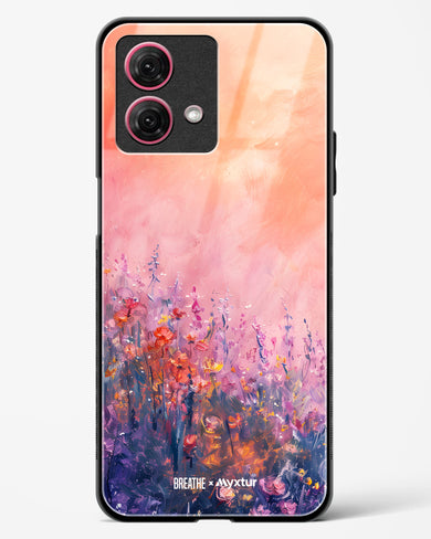 Brushed Flowers [BREATHE] Glass Case Phone Cover (Motorola)