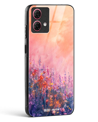 Brushed Flowers [BREATHE] Glass Case Phone Cover (Motorola)