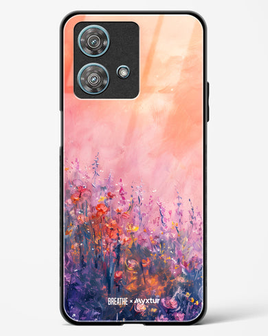 Brushed Flowers [BREATHE] Glass Case Phone Cover (Motorola)