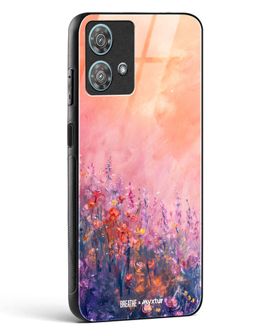 Brushed Flowers [BREATHE] Glass Case Phone Cover (Motorola)