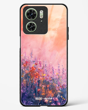 Brushed Flowers [BREATHE] Glass Case Phone Cover (Motorola)