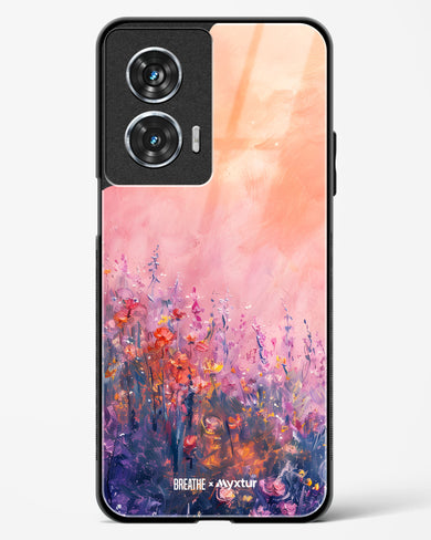 Brushed Flowers [BREATHE] Glass Case Phone Cover (Motorola)