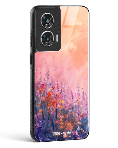 Brushed Flowers [BREATHE] Glass Case Phone Cover (Motorola)