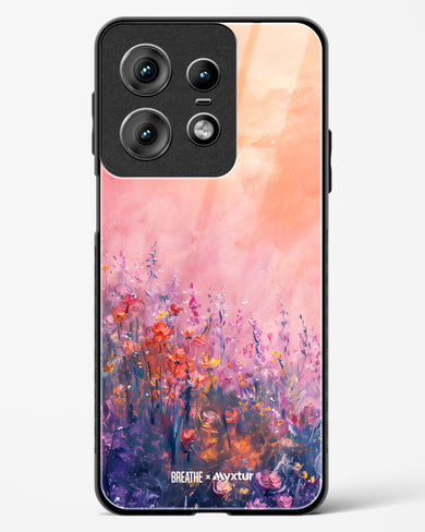 Brushed Flowers [BREATHE] Glass Case Phone Cover (Motorola)