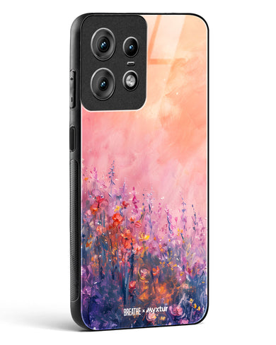 Brushed Flowers [BREATHE] Glass Case Phone Cover (Motorola)