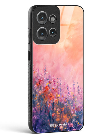 Brushed Flowers [BREATHE] Glass Case Phone Cover (Motorola)