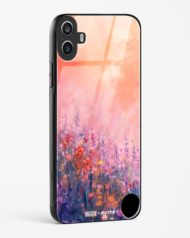 Brushed Flowers [BREATHE] Glass Case Phone Cover (Nothing)
