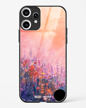 Brushed Flowers [BREATHE] Glass Case Phone Cover (Nothing)