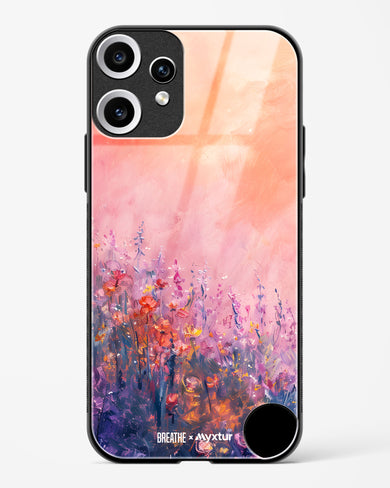 Brushed Flowers [BREATHE] Glass Case Phone Cover (Nothing)