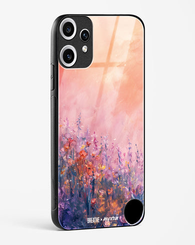 Brushed Flowers [BREATHE] Glass Case Phone Cover (Nothing)