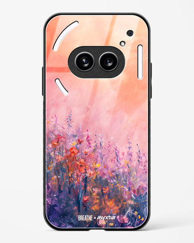 Brushed Flowers [BREATHE] Glass Case Phone Cover (Nothing)