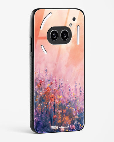 Brushed Flowers [BREATHE] Glass Case Phone Cover (Nothing)