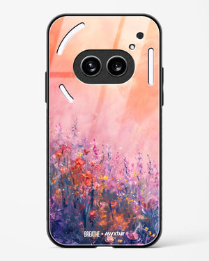 Brushed Flowers [BREATHE] Glass Case Phone Cover (Nothing)