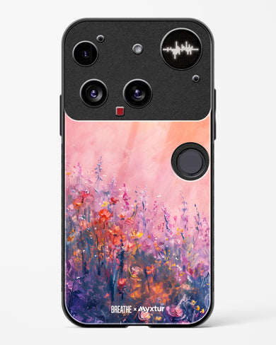 Brushed Flowers [BREATHE] Glass Case Phone Cover (Nothing)