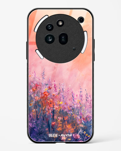 Brushed Flowers [BREATHE] Glass Case Phone Cover (Nothing)