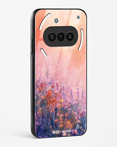 Brushed Flowers [BREATHE] Glass Case Phone Cover (Nothing)