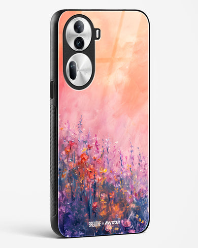 Brushed Flowers [BREATHE] Glass Case Phone Cover (Oppo)