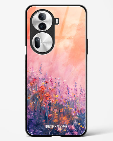 Brushed Flowers [BREATHE] Glass Case Phone Cover (Oppo)