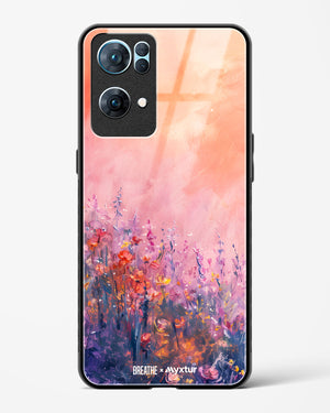 Brushed Flowers [BREATHE] Glass Case Phone Cover (Oppo)