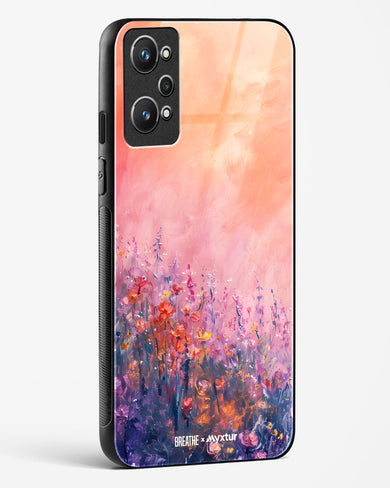 Brushed Flowers [BREATHE] Glass Case Phone Cover (Realme)