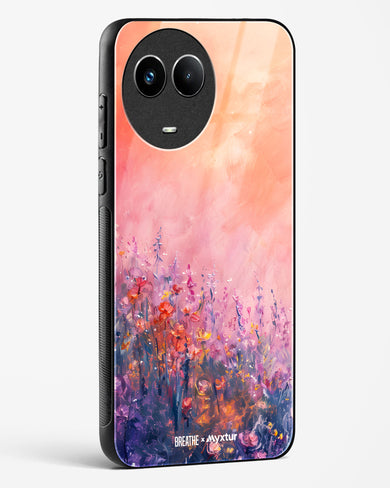 Brushed Flowers [BREATHE] Glass Case Phone Cover (Realme)