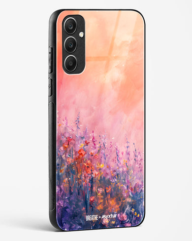 Brushed Flowers [BREATHE] Glass Case Phone Cover (Samsung)