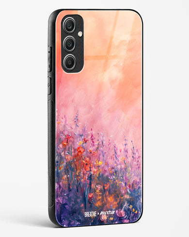 Brushed Flowers [BREATHE] Glass Case Phone Cover (Samsung)